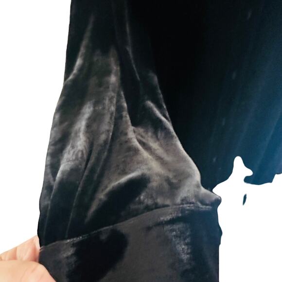 Eileen Fisher - Velvet Mandarin Collar Long Shirt NWOT -  XXL - Picture 6 of 9